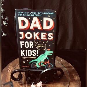 Dad Jokes for Kids Book - Black and Red Cover